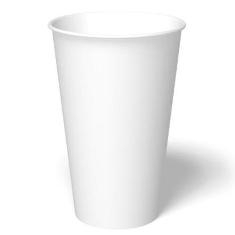 Paper Hot Cup, 16 oz, White