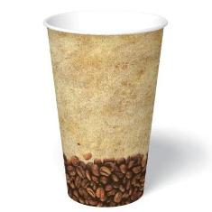 Paper Hot Cup, 16 oz, Tuscany Design
