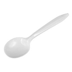 Dart - Soup Spoon, 5.6&quot; White Plastic