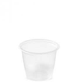 Amhil - Portion Cup, 1 oz, Translucent Plastic