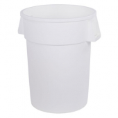 Carlisle - Bronco Waste Bin/Food Container, 44 Gallon White Plastic, each