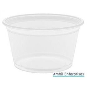 Amhil - Portion Cup, 5.5 oz, Translucent Plastic