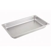 Winco - Steam Table Pan, Full Size Perforated 25 Gauge Stainless Steel, 6&quot; Deep, Anti-Jam