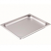 Winco - Steam Table Pan, 1/2 Size Straight Sided 25 Gauge Stainless Steel, 1.25&quot; Deep