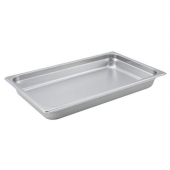 Winco - Steam Table Pan, Full Size 22 Gauge Stainless Steel, 2.5&quot; Deep, Anti-Jam