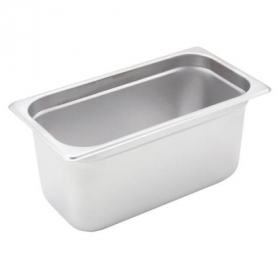 Winco - Steam Table Pan, 1/3 Size 22 Gauge Stainless Steel, 6&quot; Deep, Anti-Jam