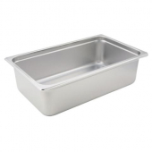 Winco - Steam Table Pan, Full Size 24 Gauge Stainless Steel, 6&quot; Deep, Anti-Jam
