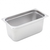 Winco - Steam Table Pan, 1/3 Size 24 Gauge Stainless Steel, 6&quot; Deep, Anti-Jam