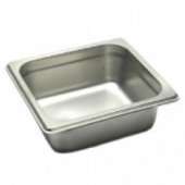 Winco - Steam Table Pan, 1/6 Size 24 Gauge Stainless Steel, 2.5&quot; Deep, Anti-Jam