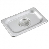 Winco - Steam Table Pan Cover, 1/9 Size Flat Solid Stainless Steel