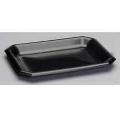 Genpak - Platter, Black Laminated Foam, 11.5x8.625