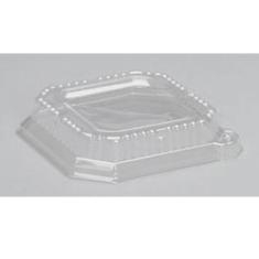 Genpak - Lid, Clear Plastic Dome, Fits 20 oz Square Bowl