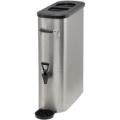Winco - Slim Iced Tea Dispenser, 5 Gallon Stainless Steel