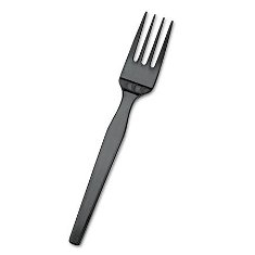 Smartstock - Fork Refill, 6.5&quot; Black Plastic