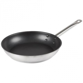 Winco - Fry Pan, 11&quot; Non-Stick Stainless Steel