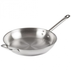 Winco - Fry Pan, 12&quot; Stainless Steel