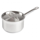 Winco - Sauce Pan with Cover, 2 Quart Stainless Steel