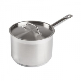 Winco - Sauce Pan with Cover, 4.5 Quart Stainless Steel