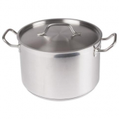 Winco - Stock Pot, 12 Quart Stainless Steel with Cover