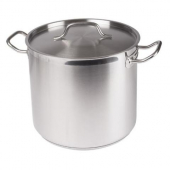 Winco - Stock Pot, 16 Quart Stainless Steel with Cover