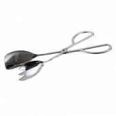 Winco - Salad Tongs, 10.5&quot; Spatula and Fork Mirror Finish Stainless Steel