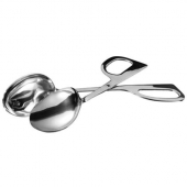 Winco - Salad Tongs, 10&quot; Double Spoon Mirror Finish Stainless Steel