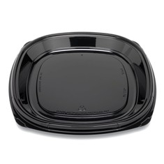 Fresh &#039;n Clear Catering Tray, 12&quot; Black PET Plastic