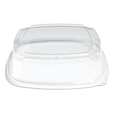 Fresh &#039;n Clear Catering Tray 3.5&quot; High Dome Lid, 14&quot; Clear PET Plastic