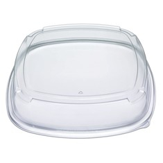 Fresh &#039;n Clear Catering Tray 4&quot; High Dome Lid, 18&quot; Clear PET Plastic