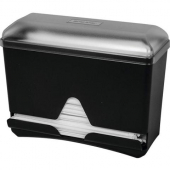 San Jamar - Straw Dispenser, Junior Bulk, 10x4.25x8 Black Plastic
