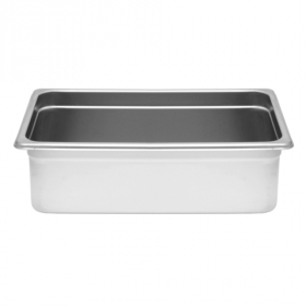 Steam Table Pan, Full Size 24 Gauge Stainless Steel, 6&quot; Deep Anti Jam