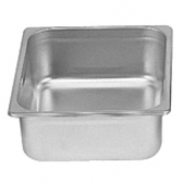 Steam Table Pan, 1/6 Size 24 Gauge Stainless Steel, 4&quot; Deep Anti Jam