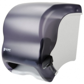 San Jamar - Element Roll Towel Lever Dispenser, 12.5x8.5x12.75 Black Pearl, Holds 8&quot; Deep Roll