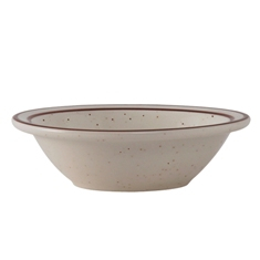 Tuxton - Bahamas Fruit Bowl, 3.5 oz Eggshell with Brown Speckles