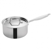 Winco - Tri-Gen Sauce Pan with Cover, 3.5 Quart Tri-Ply Stainless Steel
