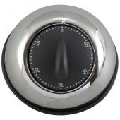 Winco - Timer, Mechanical with Long Ring, Stainless Steel