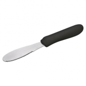 Winco - Sandwich Spreader, 3.625x1.25 Blade with Black PP Handle