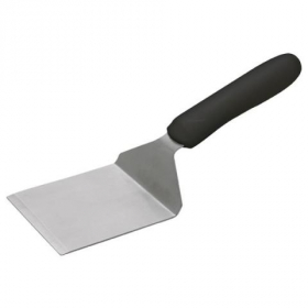 Winco - Steak/Burger Turner with Offset, 4.125x3.75 Blade with Black PP Handle