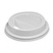 Solo - Lid, White Poly Dome Hot Drink Lid with Sip Hole, Fits 12-24 oz