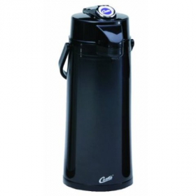 Wilbur Curtis - Airpot, 2.2 Liter Black Plastic Exterior with Glass Liner and Lever Handle