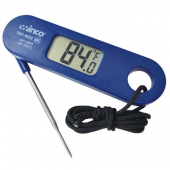 Winco - Probe Thermometer, -40-450 degrees F, Folding Digital with Magnet on Back and Lanyard, each