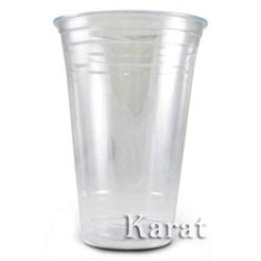 Plastic Cold Cup, 20 oz Clear 1M/cs
