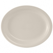 Tuxton - Nevada Platter, 9.5x7.5 American White/Eggshell