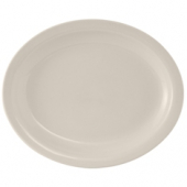 Tuxton - Nevada Platter, 11.5x9.125 American White/Eggshell