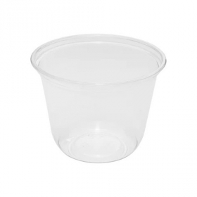 Karat - Cold Cup, 12 oz PET Clear Plastic U-Shape, 1000 count