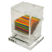 Winco - Toothpick Dispenser, Clear Acrylic 3x2.5x4