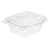Inline Plastics - Safe-T-Fresh Container, 12 oz Tamper Evident Tear Strip Lock