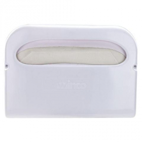 Winco - Toilet Seat Cover Dispenser, Half-Fold, White