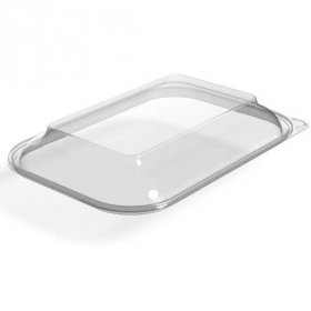 TTM - Food Container Lid, Clear PP Plastic, Fits 10x7 Trays, 400 count