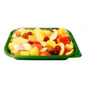 TTM - Food Container Base, 10x7x1.75 Green PP Plastic, 400 count